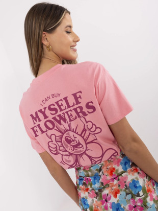 Pink Printed T-Shirt